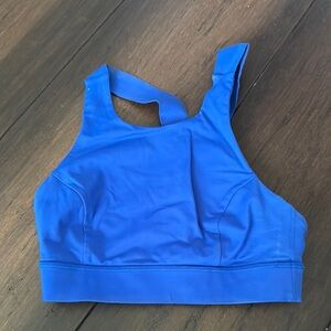 Vibrant lululemon Blue Sports Bra